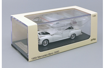 MERCEDES-BENZ 300D (1959), white / black