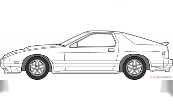 Сборная модель Savannah RX-7 FC3S Late Type (High Society Car Version)
