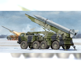 Сборная модель Ракетный комплекс Russian 9P113 TEL w/9M21 Rocket of 9P52 Luna-M