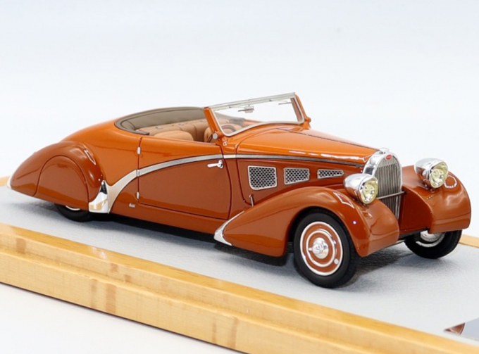Bugatti T57 P. Nee 1933 Cabriolet sn57156, 2 tones orange