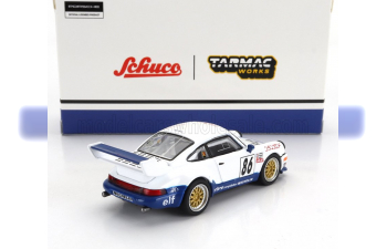 PORSCHE 911 964 Turbo S №86 Winner Lm Gt Class 1000km Suzuka (1994) Bob Wollek - Juan Pareja - Jean Pierre Jarier, White Blue