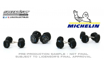 набор "Wheel & Tire Packs Series 3" 4 комплекта колес Michelin Tires