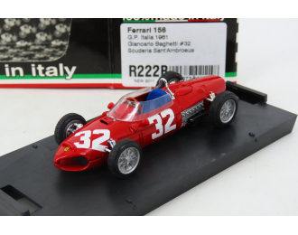 FERRARI F1 156 Scuderia Sant'ambroeus №32 Gp Italia G.Baghetti (1961), Red
