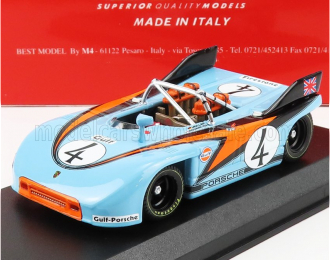 PORSCHE 908/3 Spider N 4 Targa Florio 1971 P.rodriguez - H.muller, Light Blue Orange