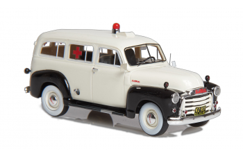 GMC SUBURBAN AMBULANCE (1952), white/black