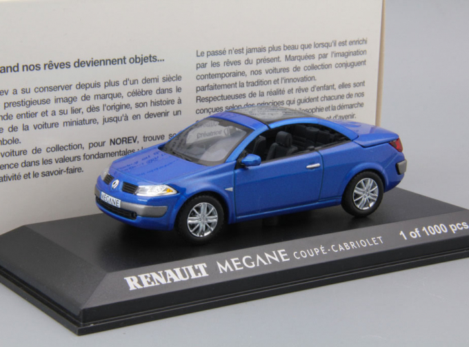 RENAULT Megane Coupe Cabriolet, blue