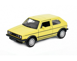 VOLKSWAGEN Golf I GTI, yellow