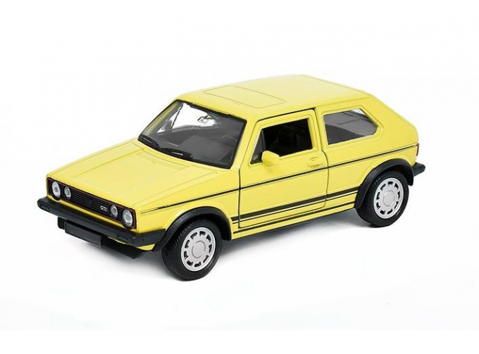 VOLKSWAGEN Golf I GTI, yellow