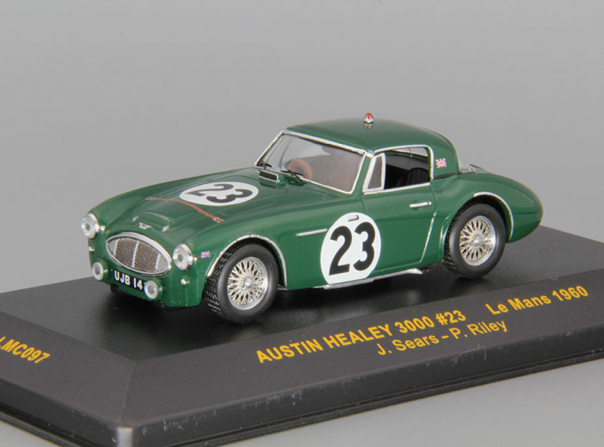 AUSTIN-Healey 3000 #23 Le Mans J. Sears - P. Riley (1960), green