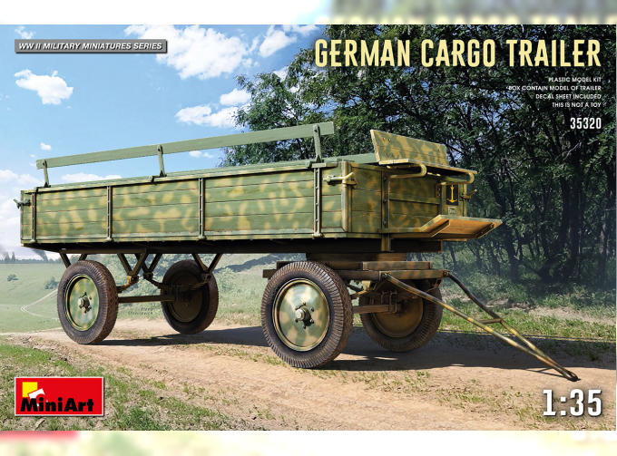 Сборная модель ACCESSORIES GERMAN CARGO TRAILER