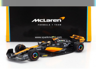 McLAREN F1 Mcl60 Team Mclaren №4 Las Vegas Gp (2023) Lando Norris, Orange Blue Black