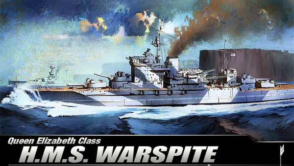 Сборная модель корабль HMS "Warspite" Queen Elizabeth Class