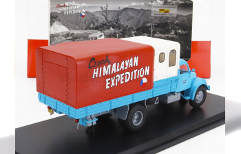 PRAGA S5t-3 Truck 2-assi (1969) - First Czech Himalayan Expedition, Light Blue Cream Red