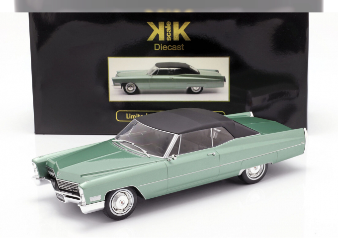 CADILLAC De Ville Cabriolet Soft-top (1967), Light Green Met