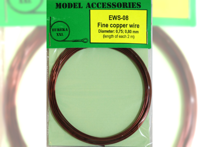 XXL Fine copper wires 0.75 mm / 0.80 mm