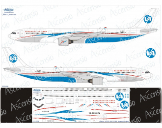 Декаль на самолёт Airbu A330-300 (Владивосток Авиа)