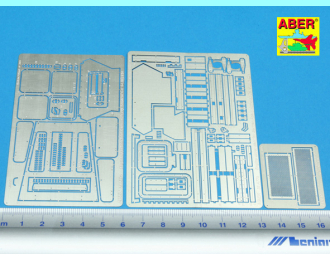 ABER Engine upper deck for Heavy Armoured Car Sdkfz.234, Italery