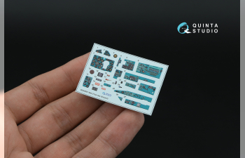 3D Декаль интерьера кабины МиГ-21БИС Поздний (с системой Полет-ОИ) (Eduard) (с 3D-печатными деталями