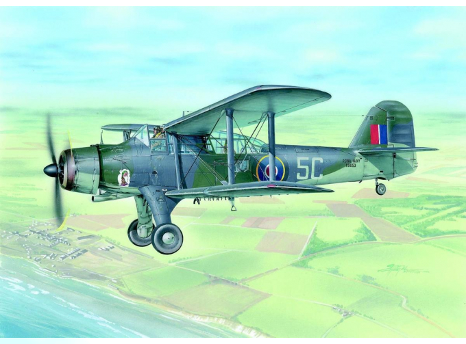 Сборная модель Биплан Fairey Albacore Mk.I