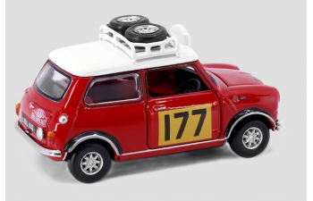 MINI Cooper Mk1 Rally #177, red/white