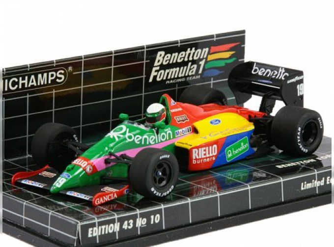 BENETTON Ford B187 1987 T. Fabi 19, green/red