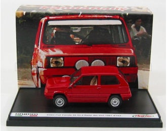 FIAT Panda 45 + Transkit (decals And Accessorie S For Rally Dei Vini 1981), Red