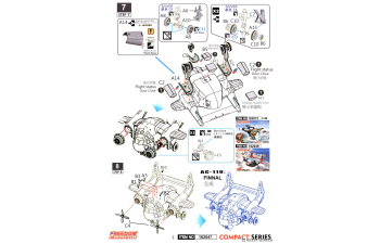 Сборная модель AC-119G/K USAF Shadow/Stinger Gunships Vietnam War