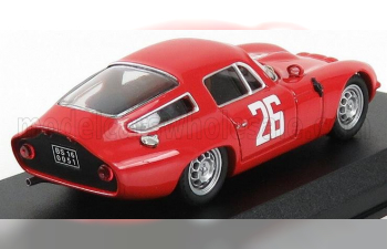 ALFA ROMEO Tz1 N26 1000km Monza (1965) Pianta - Sala, Red