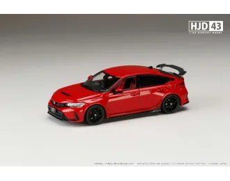 HONDA Civic Type R (FL5) with Genuine Optional Parts, flame red