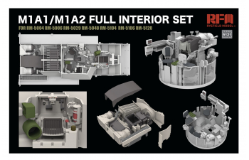 Сборная модель M1A1/M1A2 Abrams Tank Full Interior Set (without tank kit) FOR RM-5004 RM-5006 RM-5029 RM-5048 RM-5104 RM-5106 RM-5120