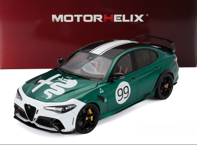 ALFA ROMEO Giulia Gtam N 99 Racing (2021), Green White