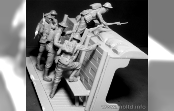 Сборная модель Британская пехота перед атакой