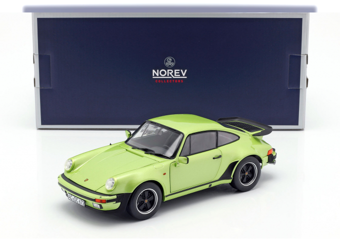 PORSCHE 911 Turbo 1978 Silver Green Metallic