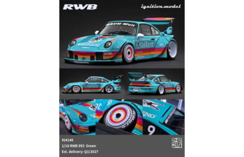 PORSCHE RWB 993, green