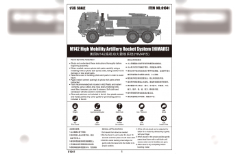 Сборная модель Американская ракетно-артиллерийская система M142 (HIMARS)