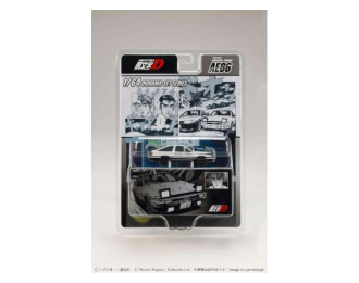 Toyota Sprinter Trueno (AE86)/INITIAL DTakumi Fujiwara vs Takeshi Nakazato, white / black