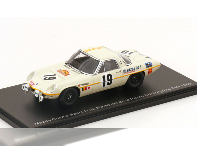 MAZDA Cosmo Sport 110S No 19 Marathon Nuerburgring 84h, Dernier/Deprez/Ackermans (1968)