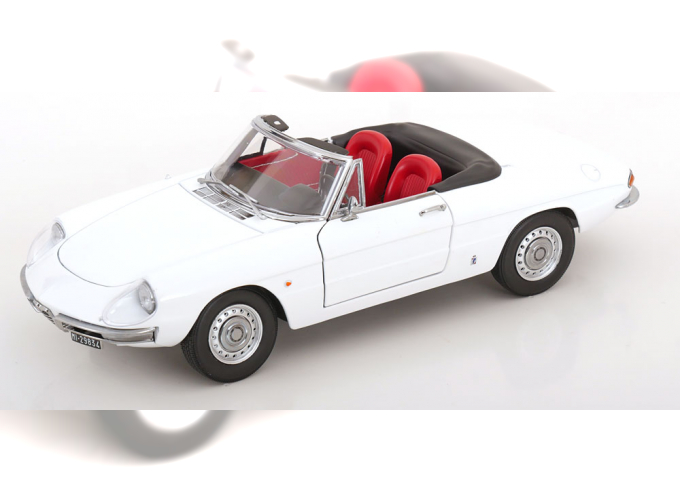 ALFA ROMEO Duetto Spider 1600 Coda Tonda (1966), White Black