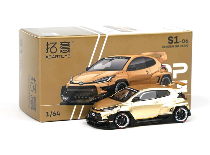 TOYOTA GR Yaris Pandem, gold