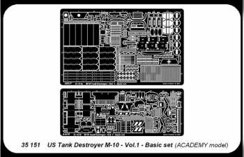 Us Tank Destroyer M-10 vol.1 Basic set