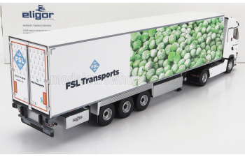 RENAULT T-line High Truck Semi-frigo Fsl Transports (2021), White Green