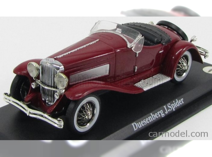 DUESENBERG J. Spider, dark red