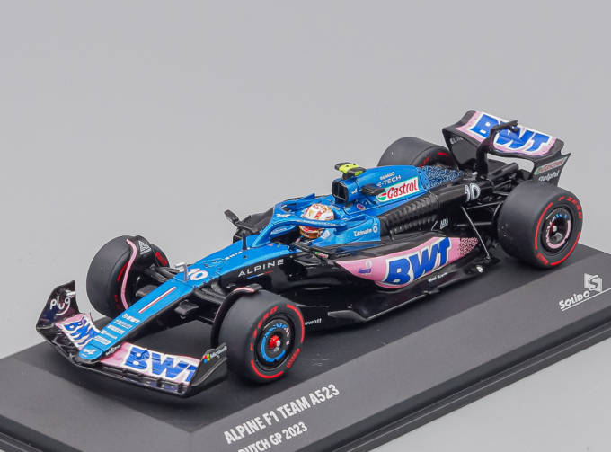 ALPINE F1 A523 Team Bwt Alpine N 10 3rd Dutch Gp (2023) Pierre Gasly, blue / pink