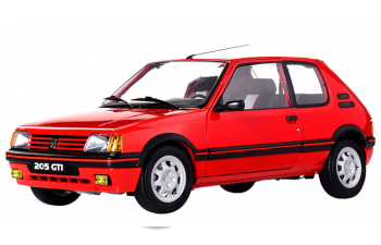 Сборная модель PEUGEOT 205 1.9 GTI KIT with 720 parts, mit Beleuchtung und Soundfunktion, red