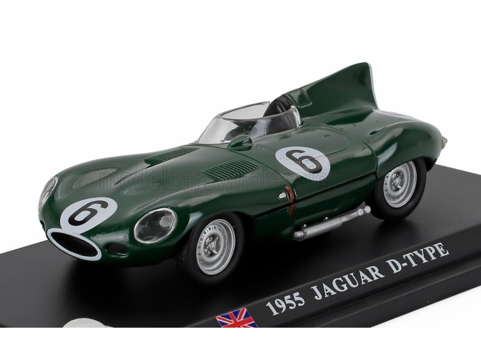 JAGUAR D-type 3.4l S6 Team Jaguar Cars Ltd №6 Winner 24h Le Mans (1955) Mike Hawthorn - Ivor Bueb, Green