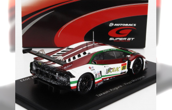 LAMBORGHINI Huracan Gt3 Evo Team Jloc №88 Gt300 Class Super Gt (2023) T.Kogure - Y.Motojima, Red White