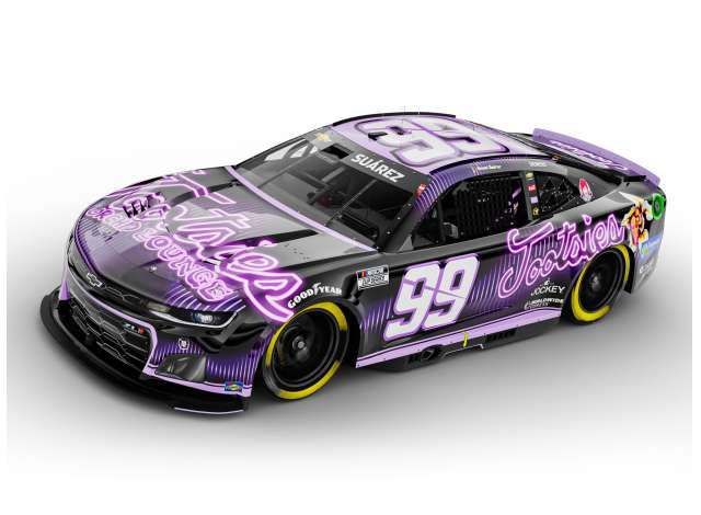 Chevrolet Camaro #99 Daniel Suarez *Tootsies*, purple 2024