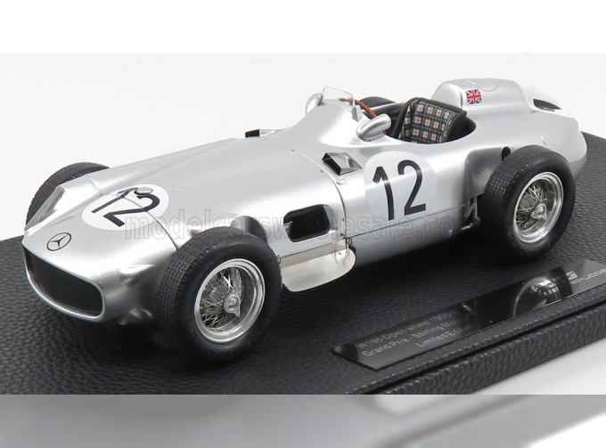 MERCEDES-BENZ F1 W196 №12 Winner British Gp (1955) S.Moss, Silver