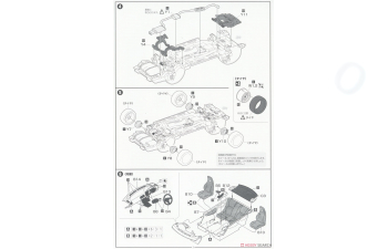 Сборная модель Nissan Sileighty S13+RS13