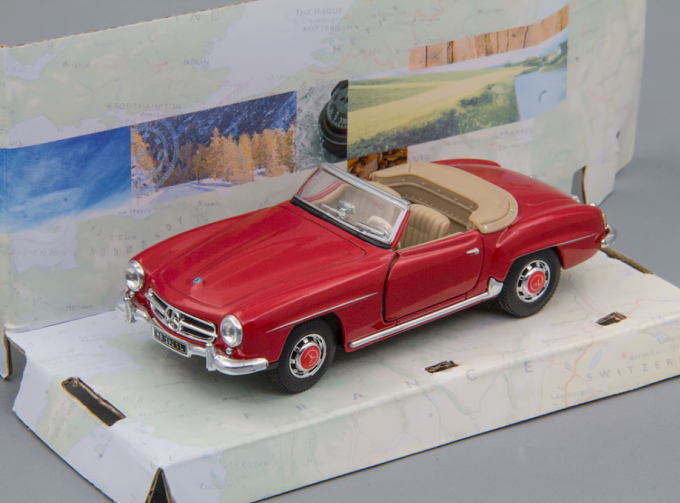 MERCEDES-BENZ 190SL Roadster, red